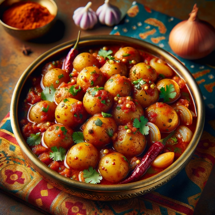 Baby potato curry