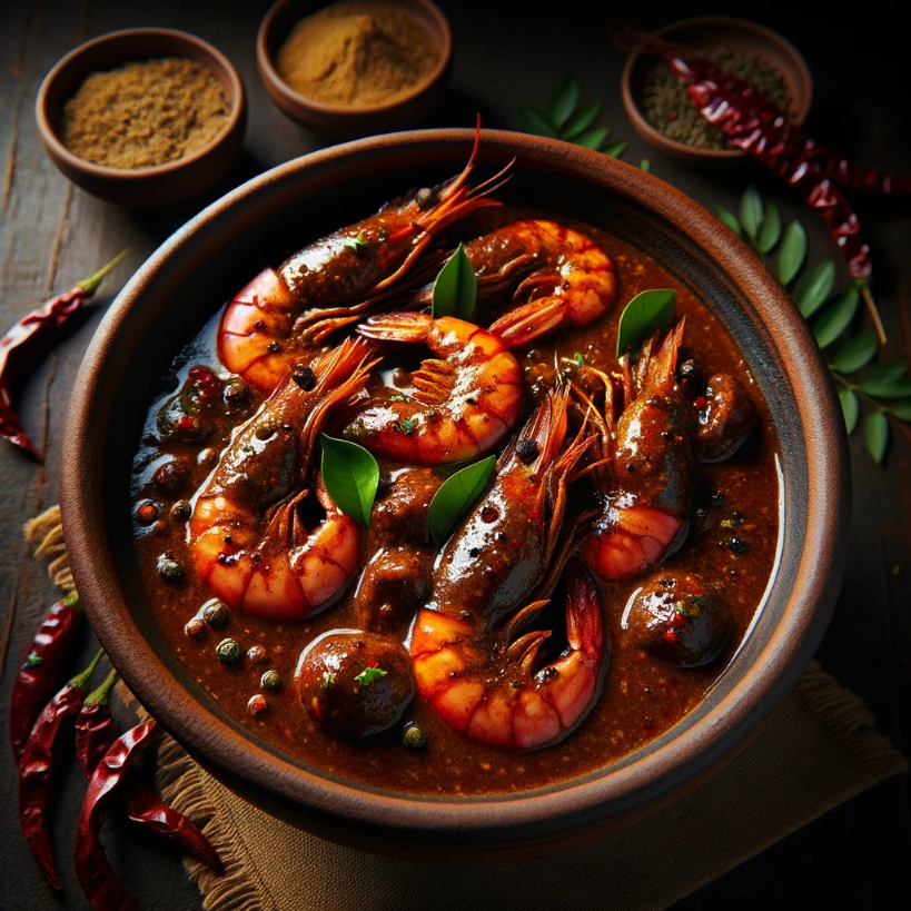 Chettinad prawn gravy