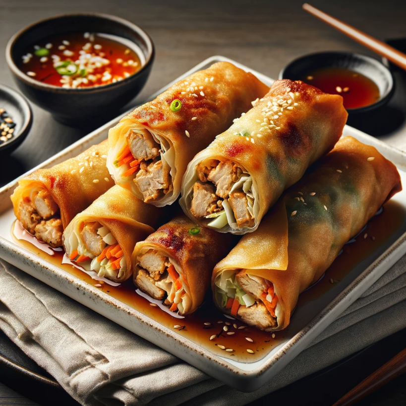 Chicken spring rolls