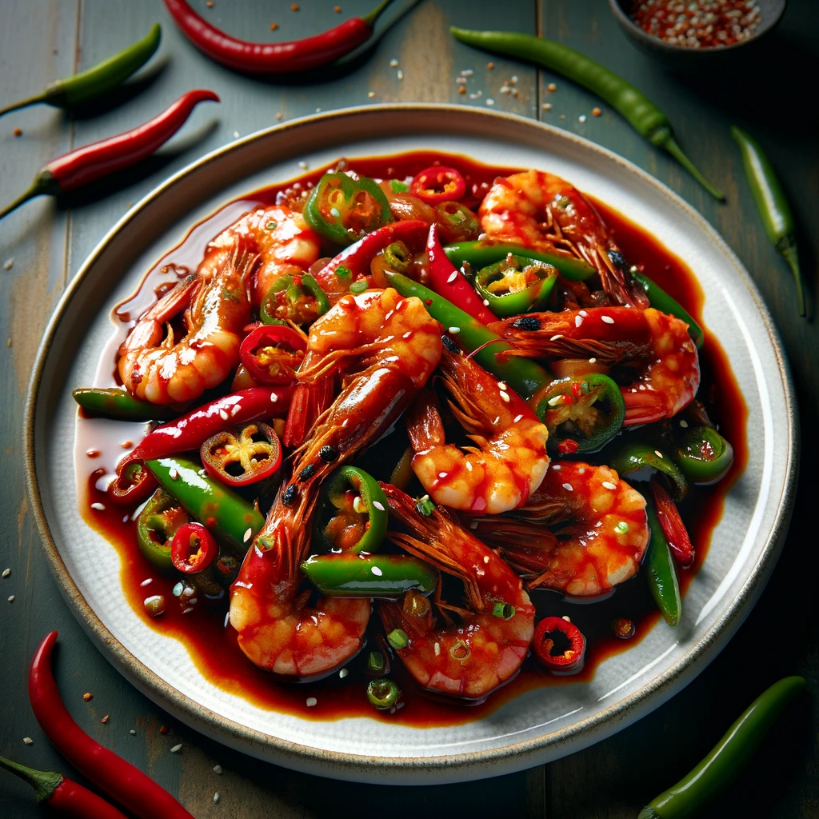 Chilli prawn