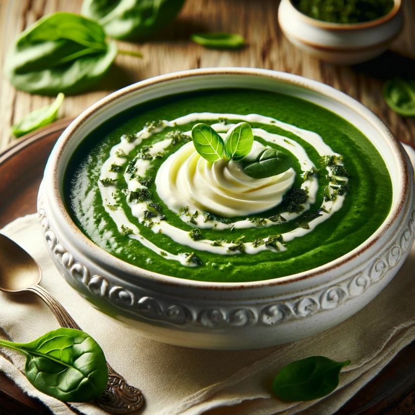 Cream of Palak soup