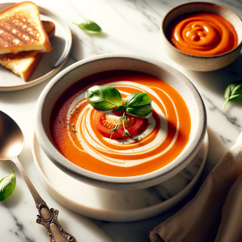 Cream of tomato soup