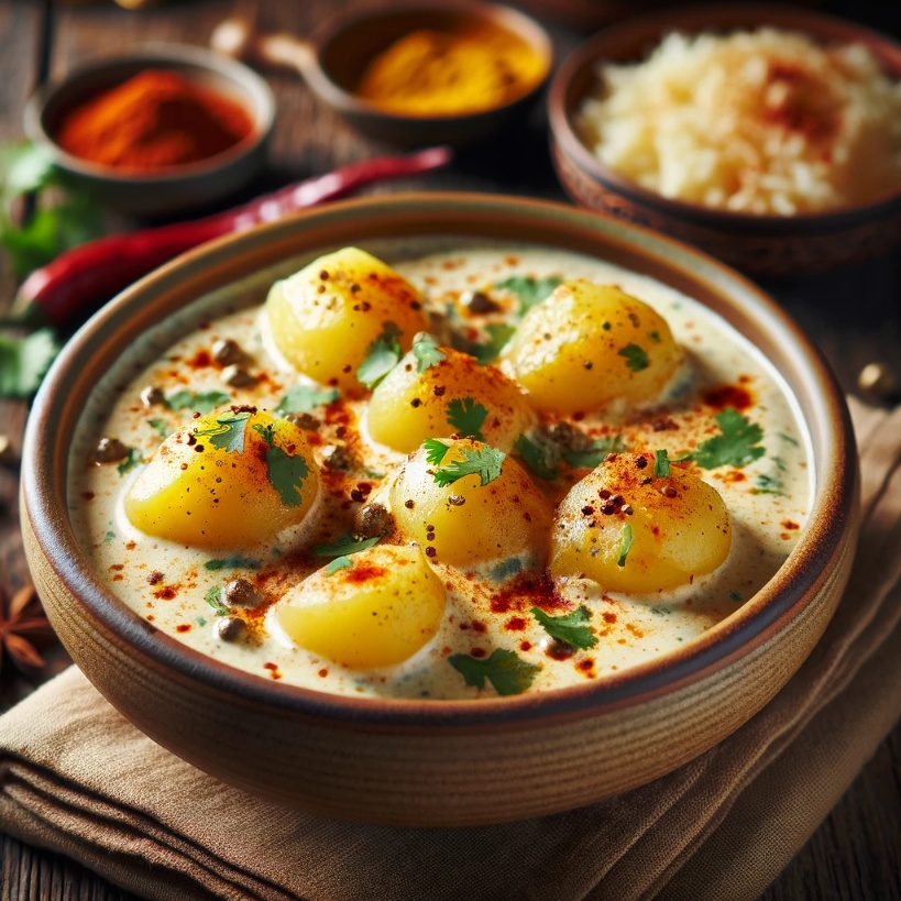 Dahi Aloo