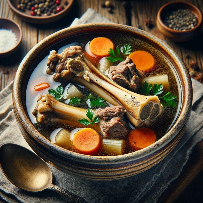 Mutton bone soup