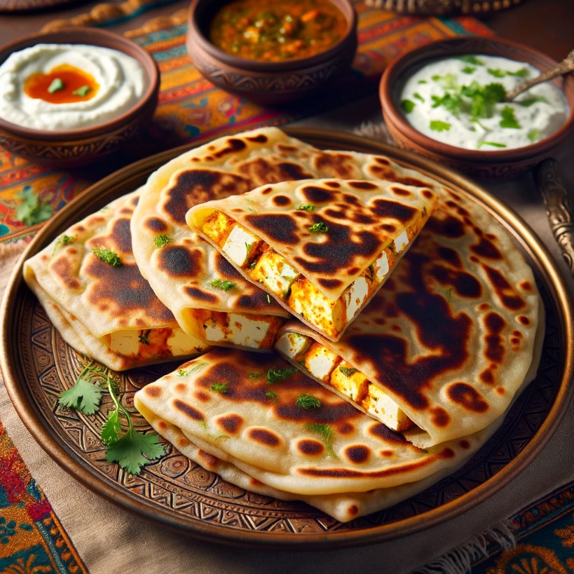 Paneer paratha