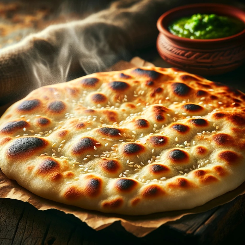 Sesame Naan