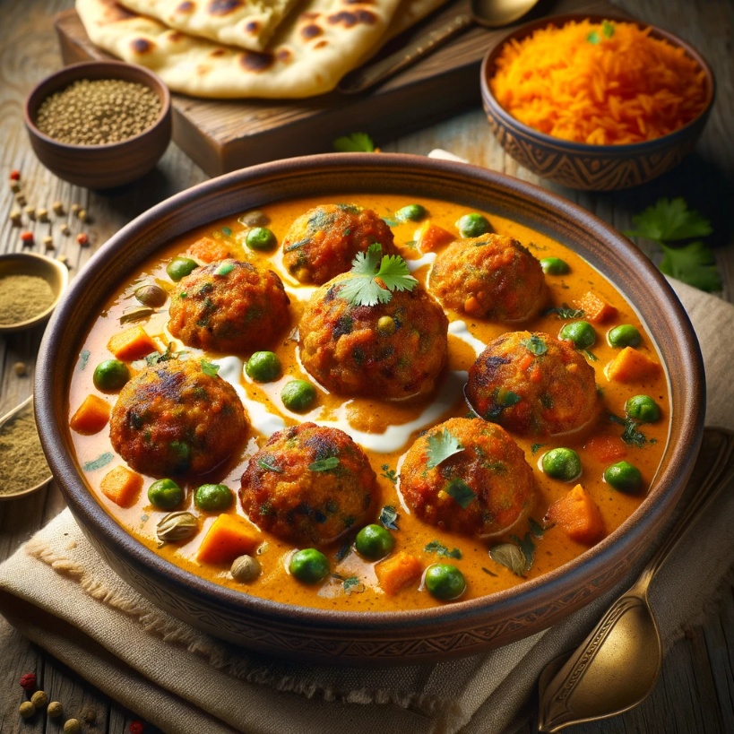 Veg kofta curry